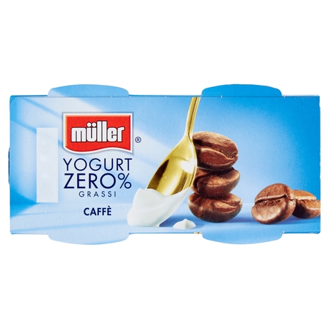 Yogurt Zero% Grassi al Caffè, 2x125 g